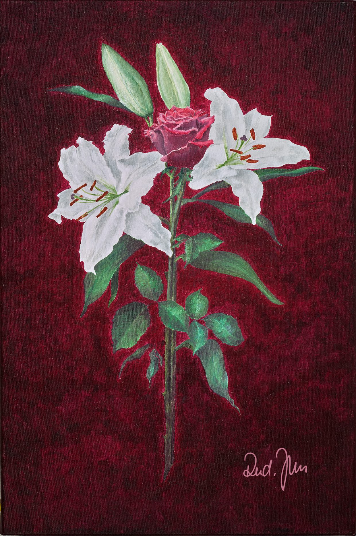 Rose & Lilie – Rudolf Jung | Deko-Objekte